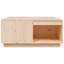 vidaXL tömör fenyőfa dohányzóasztal 80x81x36,5 cm
