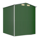 vidaXL zöld horganyzott acél kerti fészer 192 x 191 x 223 cm