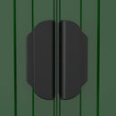 vidaXL zöld horganyzott acél kerti fészer 192 x 191 x 223 cm