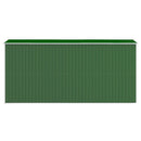 vidaXL zöld horganyzott acél kerti fészer 192x440x223 cm