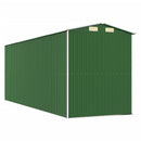 vidaXL zöld horganyzott acél kerti fészer 192x523x223 cm