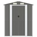 vidaXL világosszürke horganyzott acél kerti fészer 192 x 357 x 223 cm