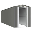 vidaXL világosszürke horganyzott acél kerti fészer 192 x 689 x 223 cm