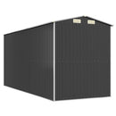 vidaXL antracitszürke horganyzott acél kerti fészer 192 x 440 x 223 cm