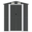 vidaXL antracitszürke horganyzott acél kerti fészer 192 x 606 x 223 cm