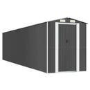 vidaXL antracitszürke horganyzott acél kerti fészer 192 x 855 x 223 cm