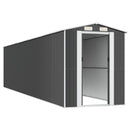 vidaXL antracitszürke horganyzott acél kerti fészer 192 x 855 x 223 cm
