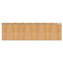 vidaXL világosbarna horganyzott acél kerti fészer 192x689x223 cm
