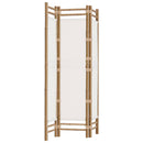 vidaXL 3 paneles összecsukható bambusz és vászon térelválasztó 120 cm