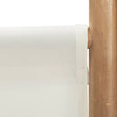 vidaXL 6 paneles összecsukható bambusz és vászon térelválasztó 240 cm