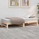 vidaXL tömör fenyőfa kihúzható kanapéágy 2x(75x190) cm