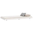 vidaXL fehér tömör fenyőfa ágy matrac nélkül 100 x 200 cm