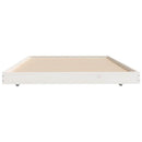 vidaXL fehér tömör fenyőfa ágy matrac nélkül 100 x 200 cm