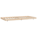 vidaXL tömör fenyőfa ágy matrac nélkül 90 x 200 cm