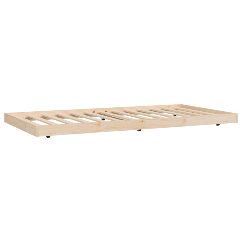 vidaXL tömör fenyőfa ágy matrac nélkül 90 x 200 cm