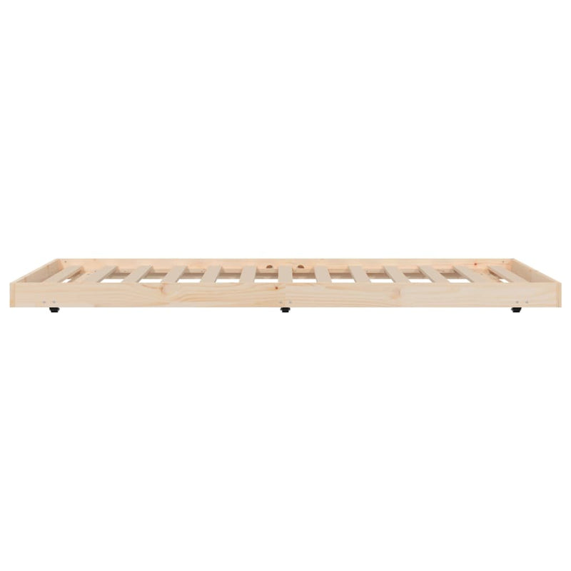 vidaXL tömör fenyőfa ágy matrac nélkül 90 x 200 cm