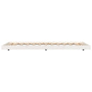 vidaXL fehér tömör fenyőfa ágy matrac nélkül 90 x 200 cm