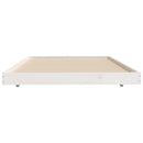 vidaXL fehér tömör fenyőfa ágy matrac nélkül 90 x 200 cm