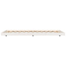vidaXL fehér tömör fenyő ágykeret matrac nélkül 80 x 200 cm