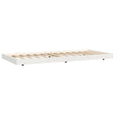 vidaXL fehér tömör fenyőfa ágykeret matrac nélkül 90 x 190 cm