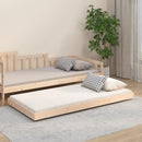 vidaXL tömör fenyőfa ágy matrac nélkül 75 x 190 cm