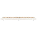 vidaXL fehér tömör fenyőfa ágy matrac nélkül 75 x 190 cm