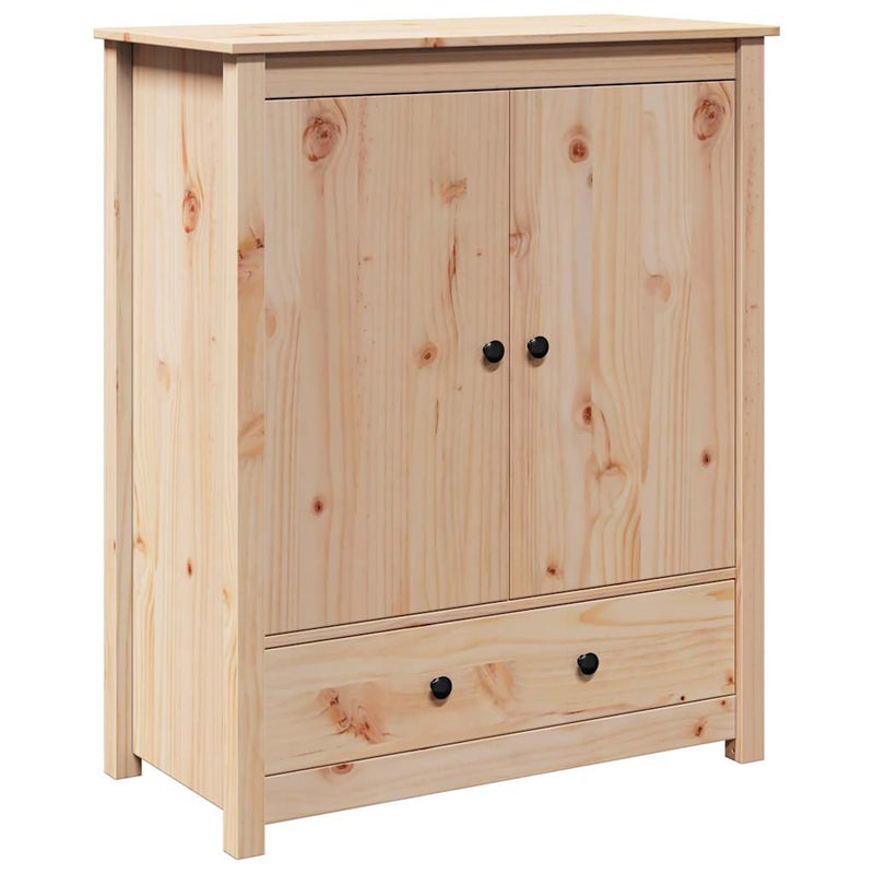 vidaXL tömör fenyőfa tálalószekrény 83x41,5x100 cm