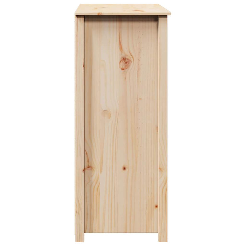 vidaXL tömör fenyőfa tálalószekrény 83x41,5x100 cm