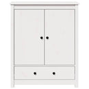 vidaXL fehér tömör fenyőfa tálalószekrény 83 x 41,5 x 100 cm