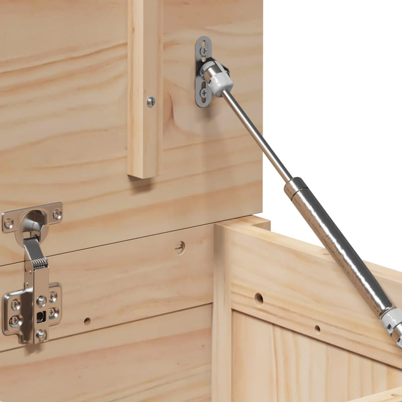 vidaXL tömör fenyőfa tárolóláda 80 x 40 x 45,5 cm