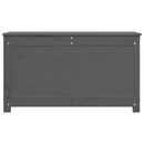 vidaXL szürke tömör fenyőfa tárolóláda 80x40x45,5 cm