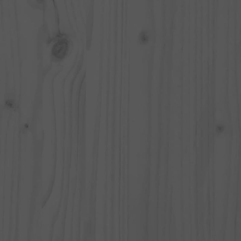 vidaXL szürke tömör fenyőfa tárolóláda 80x40x45,5 cm