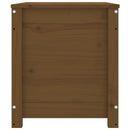 vidaXL mézbarna tömör fenyőfa tárolóláda 80x40x45,5 cm
