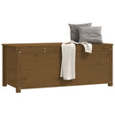 vidaXL mézbarna tömör fenyőfa tárolóláda 110x50x45,5 cm