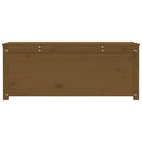 vidaXL mézbarna tömör fenyőfa tárolóláda 110x50x45,5 cm