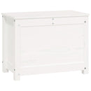 vidaXL fehér tömör fenyőfa tárolóláda 60x32x45,5 cm