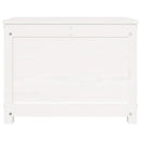 vidaXL fehér tömör fenyőfa tárolóláda 60x32x45,5 cm