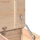 vidaXL tömör fenyőfa pad 110 x 41 x 76,5 cm