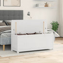 vidaXL fehér tömör fenyőfa pad 110 x 41 x 76,5 cm