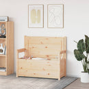 vidaXL tömör fenyőfa pad 112,5 x 51,5 x 96,5 cm