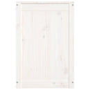 vidaXL fehér tömör fenyőfa szennyestartó láda 44 x 44 x 66 cm