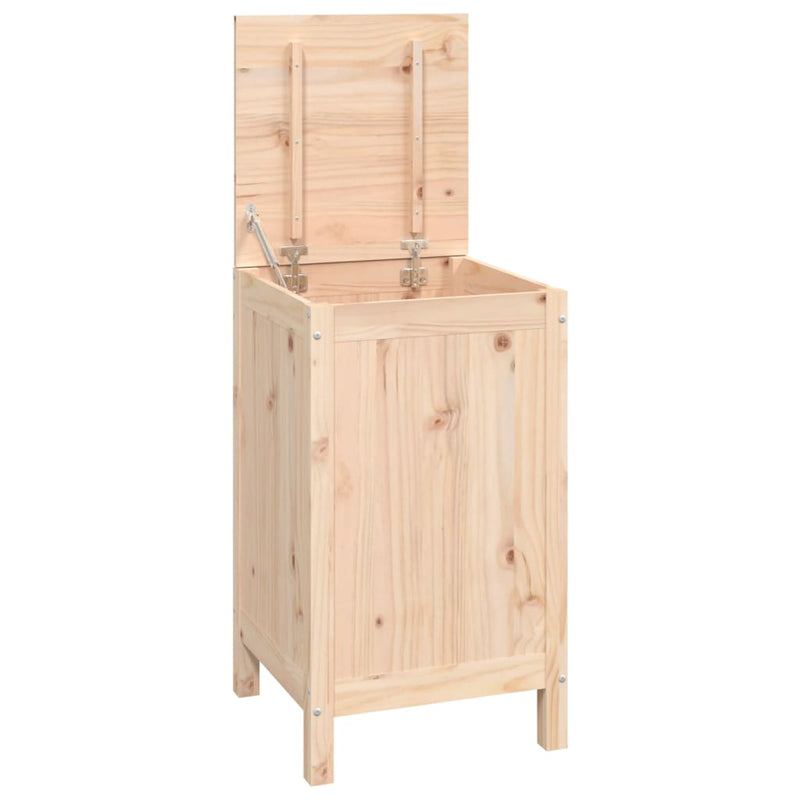 vidaXL tömör fenyőfa szennyestartó láda 44 x 44 x 76 cm