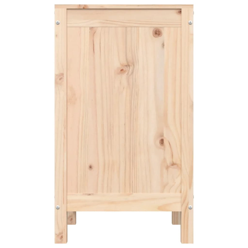 vidaXL tömör fenyőfa szennyestartó láda 44 x 44 x 76 cm