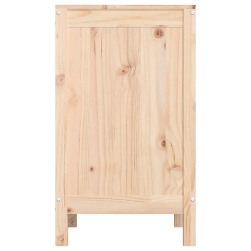 vidaXL tömör fenyőfa szennyestartó láda 44 x 44 x 76 cm