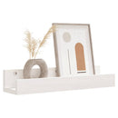 vidaXL 2 db fehér tömör fenyőfa fali polc 50 x 12 x 9 cm
