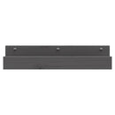 vidaXL 2 db szürke tömör fenyőfa fali polc 50 x 12 x 9 cm