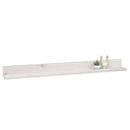 vidaXL 2 db fehér tömör fenyőfa falipolc 110 x 11 x 9 cm