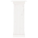 vidaXL fehér tömör fenyőfa virágtartó állvány 40 x 40 x 90 cm