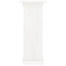 vidaXL fehér tömör fenyőfa virágtartó állvány 40 x 40 x 90 cm