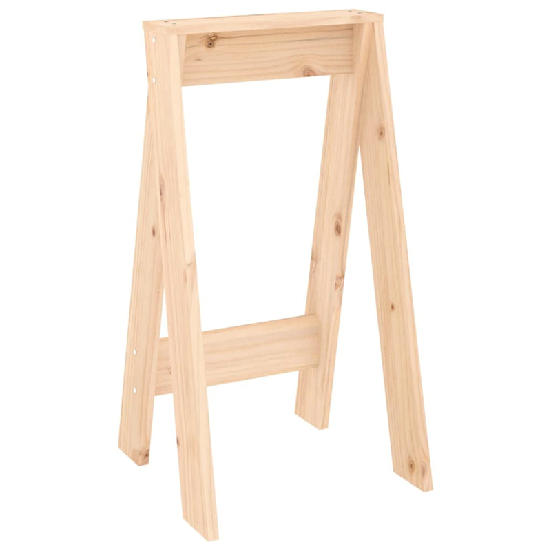 vidaXL 2 db tömör fenyőfa ülőke 40x40x75 cm